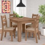 Table à manger + 4 chaises en bois sapin