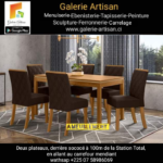 Table à manger phenix + 6 chaises