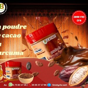 Poudre de Cacao au Curcuma